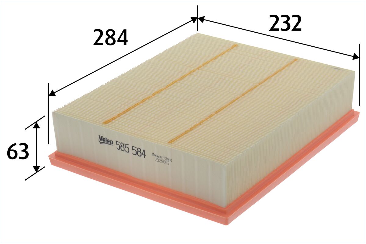 VALEO 585584 Air Filter for...